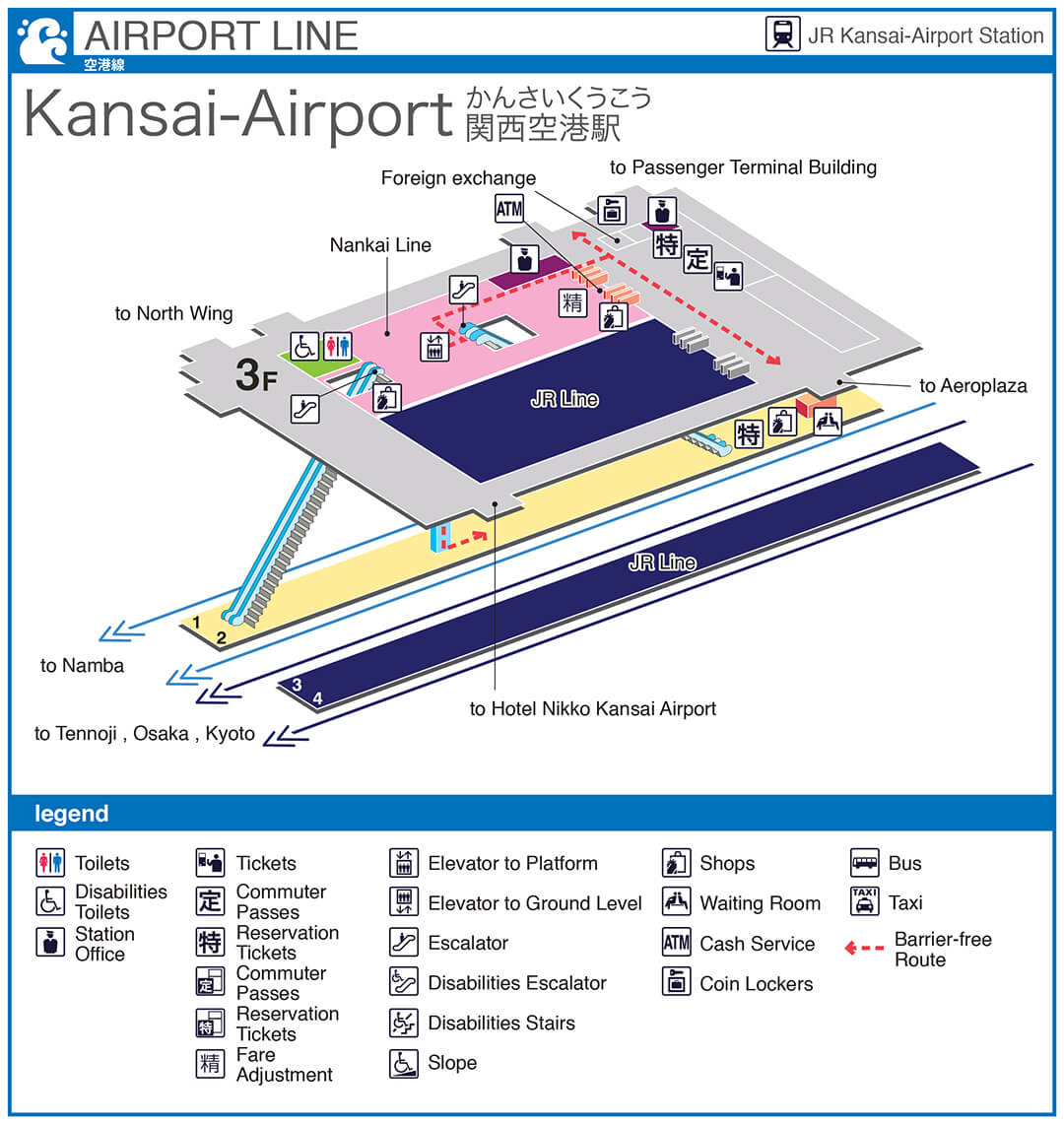 Kansai International Airport Map