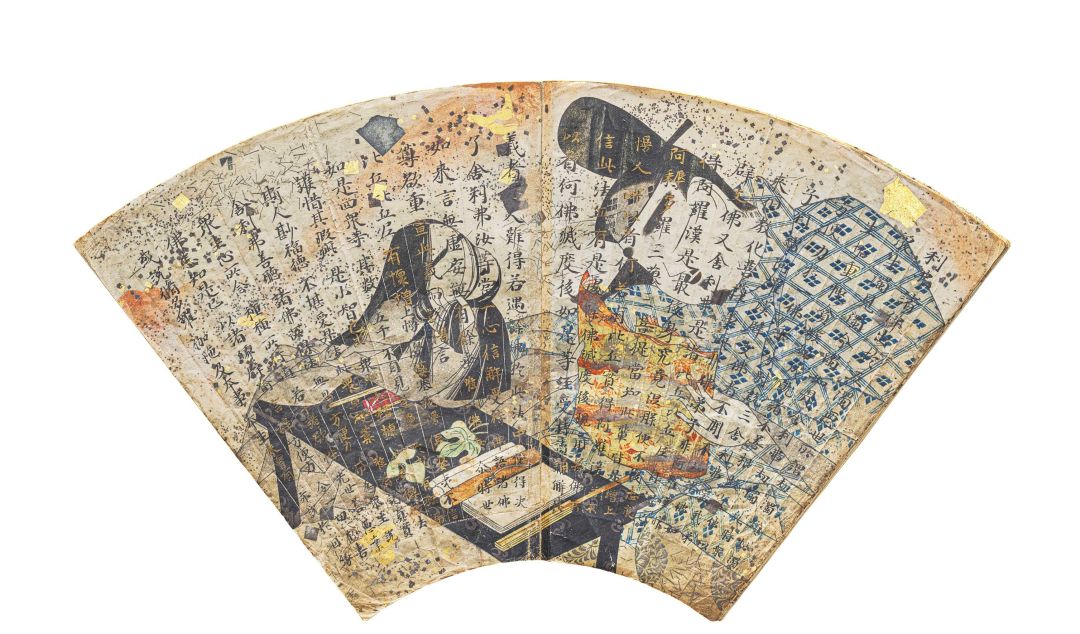 19_扇面法華経冊子　妙法蓮華経巻第一扇九(圧縮50).jpg